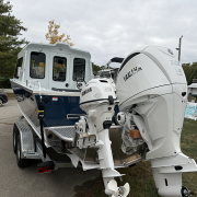 2027 Hewescraft Ocean Pro 240 - Admiral Blue / White 